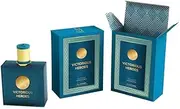 Victorious Heroes 90ml/3.04oz Men's Cologne - Amber/Saffron & Smoked Sandalwood Essence | 24H Triumphant Fragrance for Award Nights, Marathon Celebrations & Brotherhood Gatherings | Luxe Metallic Red Bottle Gift Set (Champion's Spirit)