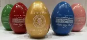 2019 Official Donald J. Trump Signed White House Easter Egg Set of 5 NEW