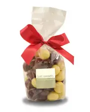 Chocolate Coated Raspberries Milk, White & Dark 350g