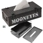MOONEYES MOON STEEL TISSUE BOX COVER 鐵殼硬派 面紙盒 (黑色) 化學原宿