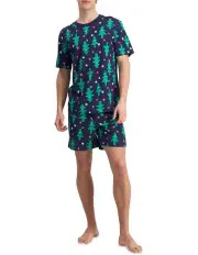 [Bonds] Sleep Tee And Short Set in Blue