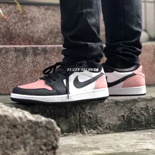 【逢甲 FUZZY】Air Jordan 1 Low OG Bleached Coral 黑粉 CZ0790-061