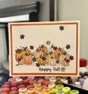 Angie Blom Unity Card set Flowers Pumpkin Patch Fall