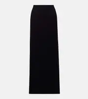 [Toteme] Toteme Side-slit crêpe maxi skirt AU 6 black