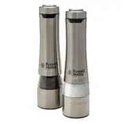 Russell Hobbs Salt & Pepper Mills - Brushed Stainless Steel