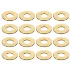 100Pcs Brass Flat Washer, M4x10x0.8mm Brass Washer Assortment for Screws Bolts