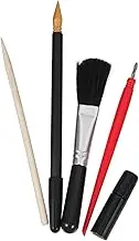 jojofuny 1 Set Scratch Painting Kit with Scratch Board Scratcher Tools Lightweight and Durable Art Supplies for DIY Projects for Group Activities and Creative Expression