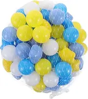 GANAZONO 100pcs Colorful Star Shaped Ocean Balls for Fun Water Play for Pool Ball Pit Outdoor Parties Summer Activities Engaging Bright Decorations