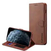 For Apple iPhone 11 Pro Case, SupRShield Wallet Leather Flip Magnetic Stand Case Cover For Apple (Coffee)