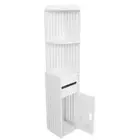 Toilet 100CM Bathroom Storage Cabinet Organiser Cupboard Shelf Tall Slim Laundry