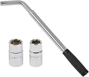 BLBMTCBCAG 17/19mm, 21/23mm Carbon Steel Telescoping Lug Wrench Wheel Spanner with Sockets Professional Car Tire Repair Tools Tire Repair Tools