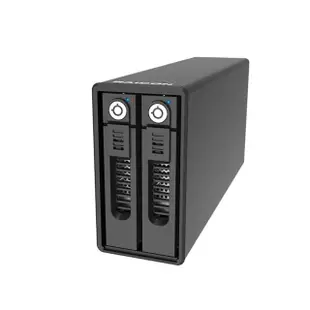 【RAIDON 銳銨】RAIDON GR3660-BA31(USB3.2 Gen2 Type-C 2bay 磁碟陣列外接盒)