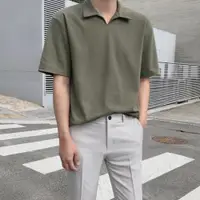 在飛比找ETMall東森購物網優惠-MRCYC男士短袖T恤韓版潮流夏季新款簡約男裝翻領polo衫
