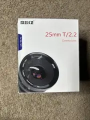 Meike 25mm T2.2 MC Manual Focus Cinema Lens (MFT Mount)