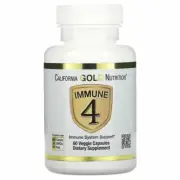 California Gold Nutrition IMMUNE 4 - 60 Veggie Capsules IMMUNE SYSTEM SUPPORT