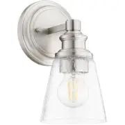 Quorum International 509-1-65 Dunbar Wall Sconce Satin Nickel