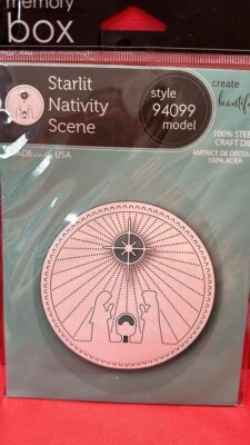 Memory Box Starlit Nativity Scene Christmas Dies