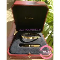 在飛比找蝦皮購物優惠-正品現貨 Cartier 卡地亞 Love 寬版無鑽 手環 