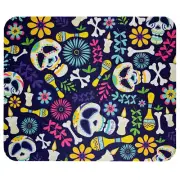 Fiesta Sugar Skull Party Mouse Pad Mat Computer Desk Accessory Office Decor