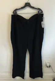 NYDJ Black Ponte Bootcut Pull On Pants size 20W NWT