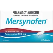 Mersynofen Paracetamol & Ibuprofen Tabs X 12