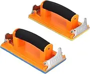 Katfort Hand Sander Block with Spong Handle,Katfort Drywall Hand Sander Perfect for 9 x 3.6 inch Sandpaper block for Drywall Wood Metal Polishing