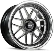 RIDLER 611 611 Gloss Black Milled with Diamond Cut Lip 20X10 5-114.3 0MM 83.82MM