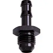 Aeroflow AN Flare to Barb Adapter -10AN to 5/8", AF817-10-08BLK