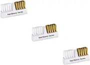 NOLITOY 3sets Mini Cleaning Brush for Nail Polisher Fashion Nail Tool Brush Practical Brush for Cleaning 3pcs*3