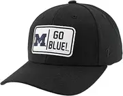 Zephyr ZHATS Standard NCAA Officially Licensed Hat Competitor Patch Defer Black