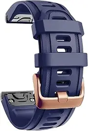 [BKUANE] 20mm Wristband Strap For Garmin Descent Mk2S Fenix 6S 6SPro 5S Plus D2 Delta Rose Gold Buckle Quick Releas Bracelet Accessories