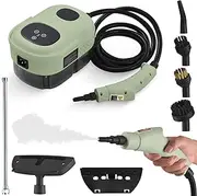 xinyee Pressurized Handheld Multi-surface Steam Cleaner with 8pcs Accessories Smart Touch Screen 6 Levels Adjustable Deep Cleaning Steamer with Portable Handle for Clothes Car Glass Window Kitchen