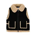 [MAYORAL] MAYORAL Shearling-effect padded vest Kids 7Y 7Y Black