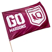 2025 State of Origin QLD Queensland GO Maroons GAME DAY FLAG