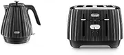 De’Longhi Ballerina Breakfast Collection, Bundle Includes 4-Slice Toaster, Electric Kettle, Colour Furnace Black, Shop Special Bundle Offer