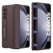 GKK For Samsung Galaxy Z Fold5 5G Kickstand PC Phone Case ic Hinge Folding Phone Cover