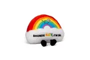 Punchkins Sounds Gay Rainbow Plush Plush Stuffed Soft Sleep Cuddle Play Toy 17cm