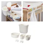 IKEA 6-Piece Baby Change Table Nappy Baskets Caddy Organiser Storage Holder Set