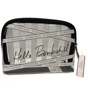 Victoria's Secret Hello Bombshell Beauty Bag Cosmetic MakeUp Case TRAVEL CLEAR