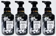 4 Bath & Body Works COTTON FREESIA Gentle Foaming Hand Soap Wash 8.75 oz