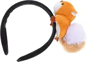 [Ipetboom] Squirrel Headband Party Headdress Adorable Boys and Girls Cartoon Hairband Animal Decor for Girls