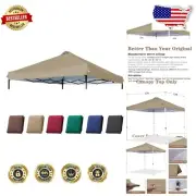 Replace Your 12x12 Canopy Top with Heavy Duty Khaki Cover - Air Vent Design