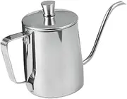 LIFKOME 1Pc Stainless Steel Kettle with Lid Elegant Water Kettle for Home Use for Tea and Coffee Brewing Durable and Practical Design for Kitchen and Cafe