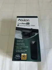 Aqueon Quiet Flow QuietFlow 3 E Internal Power Filter 3 Gallon XS Extra Small