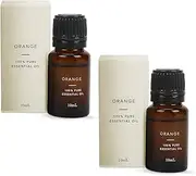 Green Velly Orange Essential Oil for Diffuser | Home Fragrance Diffuser Oil | Diffuser Oil, Candle Burner & Electric Diffuser for Home Fragrance Candle | 100% Pure Essential Oil | 10ML Set of 2