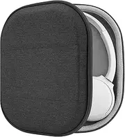 Geekria Shield Headphones Case Compatible with Sony WH-CH520, WH-CH510, WH-CH500 Case, Replacement Hard Shell Travel Carrying Bag with Cable Storage (Dark Grey)