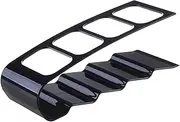 FytStycale TV Control Holder Stand Organizer with 4 Compartments Universal Shelves Modern Home Bedroom Decor, Black, as described