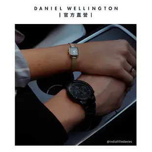 【Daniel Wellington】DW 手錶 Iconic Chronograph 42ｍｍ曜夜黑三眼精鋼錶黑錶盤