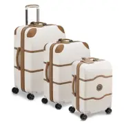 Delsey Chatelet Air 2.0 Set - 3 Piece Hardsided Luggage - Angora
