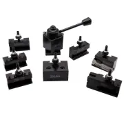 8Pcs 250-000 OXA Wedge Type 6-9" Lathe Swing Quick Change Tool post Holder Set